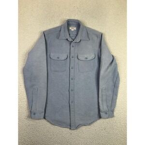 Wallace & Barnes Shirt Mens Small Chamois Workshirt Button Up Pockets